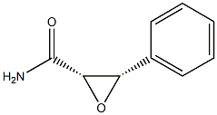 Oxiranecarboxamide, 3-phenyl-, (2R,3R)-rel- (9CI) Struktur