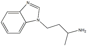 1H-Benzimidazole-1-propanamine,alpha-methyl-(9CI) Struktur
