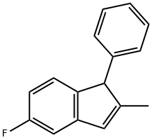 1H-Indene,5-fluoro-2-methyl-1-phenyl-(9CI) Structure