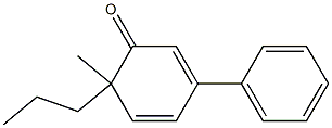 2,4-Cyclohexadien-1-one,6-methyl-3-phenyl-6-propyl-(9CI),798553-76-1,结构式