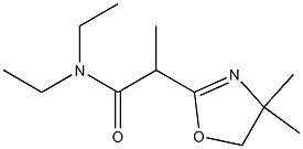 2-Oxazoleacetamide,N,N-diethyl-4,5-dihydro-alpha,4,4-trimethyl-(9CI) Structure