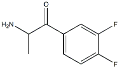 Propiophenone,  2-amino-3,4-difluoro-,  DL-  (8CI) Structure