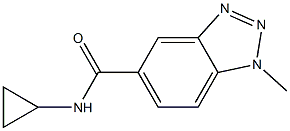 1H-Benzotriazole-5-carboxamide,N-cyclopropyl-1-methyl-(9CI),799264-78-1,结构式