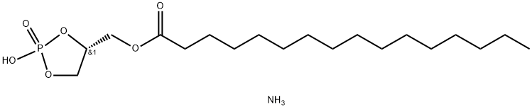 1-palMitoyl-sn-glycero-2,3-cyclic-phosphate (aMMoniuM salt)|1-PALMITOYL-SN-GLYCERO-2,3-CYCLIC-PHOSPHATE (AMMONIUM SALT);16:0 CYCLIC LPA