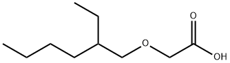 2-(2-ethylhexoxy)acetic acid Struktur