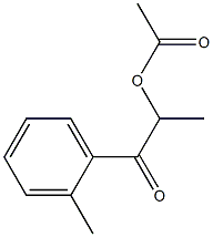 1-Propanone,2-(acetyloxy)-1-(2-methylphenyl)-(9CI) 结构式