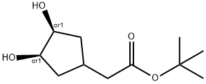 시클로펜탄아세트산,3,4-디히드록시-,1,1-디메틸에틸에스테르,(3R,4S)-rel-(9CI)