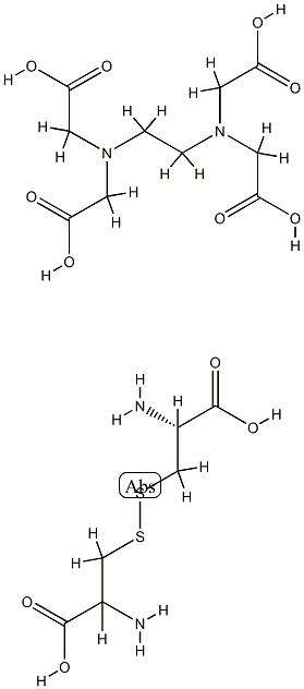 EDTA-cystine copolymer 结构式