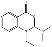 4H-3,1-Benzoxazin-4-one,2-(dimethylamino)-1-ethyl-1,2-dihydro-(8CI) Structure