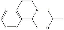 [1,4]Oxazino[3,4-a]isoquinoline,1,3,4,6,7,11b-hexahydro-3-methyl-(8CI),801169-72-2,结构式