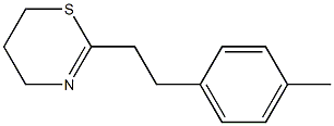 4H-1,3-Thiazine,5,6-dihydro-2-(p-methylphenethyl)-(8CI) Struktur