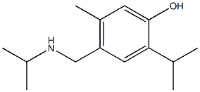 3,4-Xylenol,6-isopropyl-alpha4-(isopropylamino)-(8CI),801215-54-3,结构式