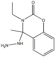 2H-1,3-Benzoxazin-2-one,3-ethyl-4-hydrazino-3,4-dihydro-4-methyl-(9CI)|