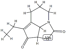 80152-12-1 1H-2-Oxa-7a-azacyclopent[cd]indene-1,3(5H)-dione,  4-ethyl-2a,6,7,7b-tetrahydro-,  (2aS-cis)-  (9CI)