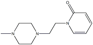 2(1H)-Pyridone,1-[2-(4-methyl-1-piperazinyl)ethyl]-(8CI) Struktur