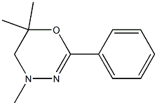 4H-1,3,4-Oxadiazine,5,6-dihydro-4,6,6-trimethyl-2-phenyl-(8CI) 结构式