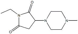 1-Piperazinesuccinimide,N-ethyl-4-methyl-(8CI),802017-52-3,结构式