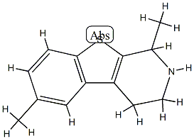 [1]Benzothieno[2,3-c]pyridine,1,2,3,4-tetrahydro-1,6-dimethyl-(8CI) Struktur