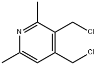Pyridine,3,4-bis(chloromethyl)-2,6-dimethyl-(8CI) Structure