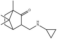 2-Bornanone,3-[(cyclopropylamino)methyl]-(8CI) 结构式