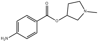 3-Pyrrolidinol,1-methyl-,p-aminobenzoate(ester)(8CI),802324-32-9,结构式