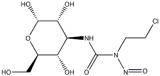3-[3-(2-Chloroethyl)-3-nitrosoureido]-3-deoxy-α-D-glucopyranose,80240-96-6,结构式