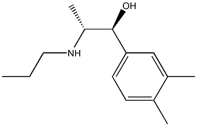 Benzyl alcohol, 3,4-dimethyl-alpha-[1-(propylamino)ethyl]-, erythro- (8CI) 化学構造式