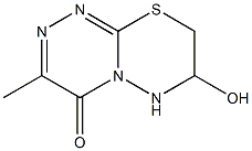 4H,6H-as-Triazino[3,4-b][1,3,4]thiadiazin-4-one,7,8-dihydro-7-hydroxy-3-methyl-(8CI) Structure