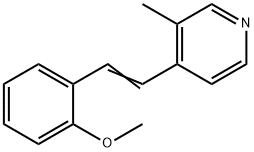 3-Picoline,4-(o-methoxystyryl)-(8CI) Structure