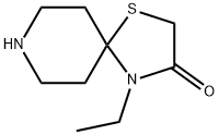 1-Thia-4,8-diazaspiro[4.5]decan-3-one,4-ethyl-(8CI) 结构式