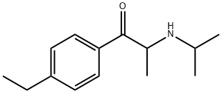 Propiophenone, 4-ethyl-2-(isopropylamino)- (8CI) 结构式