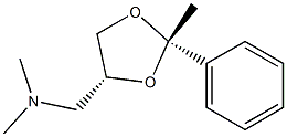 1,3-Dioxolane-4-methylamine,N,N,2-trimethyl-2-phenyl-,stereoisomer(8CI) Structure