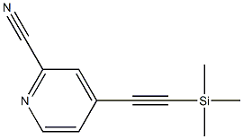 2-Pyridinecarbonitrile,4-[(trimethylsilyl)ethynyl]-(9CI)|4-((三甲基甲硅烷基)乙炔基)吡啶甲腈