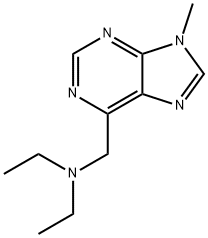 9H-Purine-6-methanamine,N,N-diethyl-9-methyl-(9CI) Structure