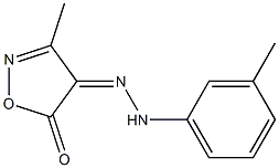 5-Isoxazolol,3-methyl-4-[(3-methylphenyl)azo]-(9CI) Structure