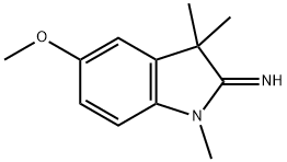 2H-Indol-2-imine,1,3-dihydro-5-methoxy-1,3,3-trimethyl-(9CI) Struktur