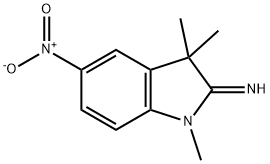 2H-Indol-2-imine,1,3-dihydro-1,3,3-trimethyl-5-nitro-(9CI) Struktur