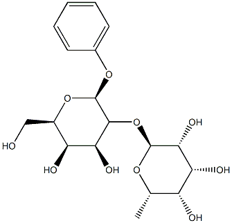 phenyl-alpha-2-fucosyl-beta-D-galactoside Struktur