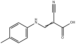 2-Propenoicacid,2-cyano-3-[(4-methylphenyl)amino]-(9CI),804431-03-6,结构式