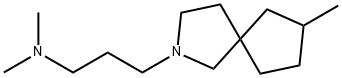 2-Azaspiro[4.4]nonane-2-propanamine,N,N,7-trimethyl-(9CI) 结构式