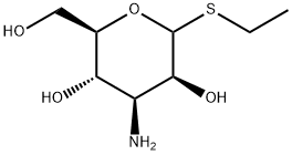 D-Mannopyranoside, ethyl 3-amino-3-deoxy-1-thio- (9CI) 化学構造式