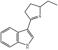 1H-Indole,3-(2-ethyl-3,4-dihydro-2H-pyrrol-5-yl)-(9CI) Structure