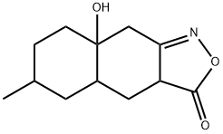 Naphth[2,3-c]isoxazol-3(3aH)-one, 4,4a,5,6,7,8,8a,9-octahydro-8a-hydroxy-6-methyl- (9CI)|