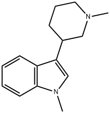 1H-Indole,1-methyl-3-(1-methyl-3-piperidinyl)-(9CI)|