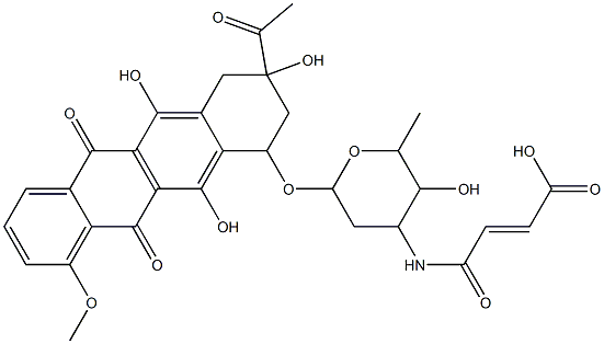 N-maleyldaunomycin Structure