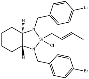 (1R,2R)-(-)-[N,N'-Bis(4-bromobenzyl)-1,2-cyclohexanediamino][(2E)-2-buten-1-yl]chlorosilane, min. 98%