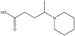 4-(1-piperidinyl)pentanoic acid(SALTDATA: HCl) 结构式