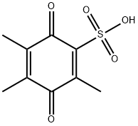 1,4-Cyclohexadiene-1-sulfonicacid,2,4,5-trimethyl-3,6-dioxo-(9CI) 结构式