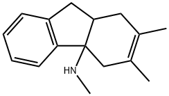 4aH-Fluoren-4a-amine,1,4,9,9a-tetrahydro-N,2,3-trimethyl-(9CI),805183-76-0,结构式