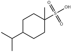 Cyclohexanesulfonicacid,1-methyl-4-(1-methylethyl)-(9CI) 结构式